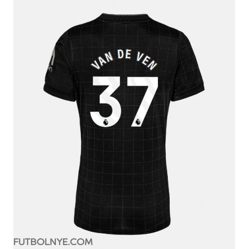 Camiseta Tottenham Hotspur Micky van de Ven #37 Visitante Equipación para mujer 2025-26 manga corta